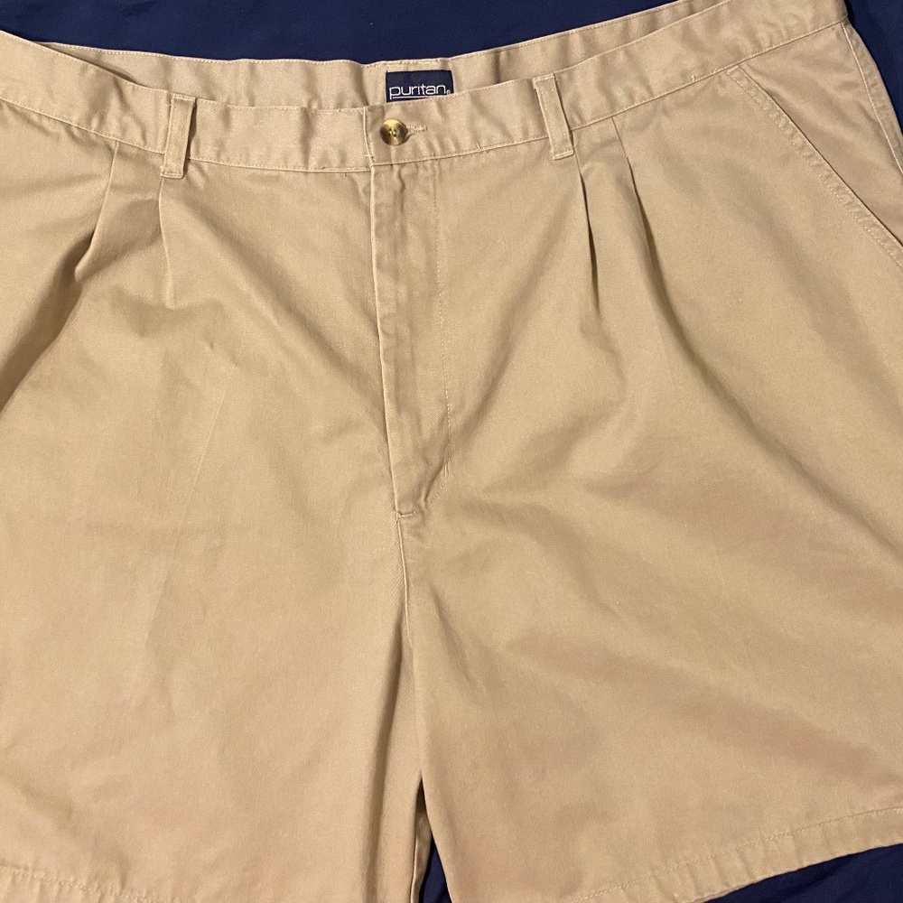 Khaki shorts. Men’s size 46. Puritan brand. Like new. $8